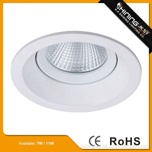 Modern aluminum round downlight led kit